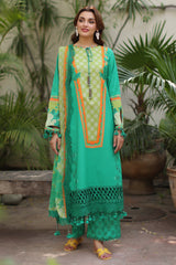 3-PC Unstitched Embroidered Lawn Collection  AN6-05