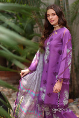 3-PC Unstitched Embroidered Lawn Collection RM6-04