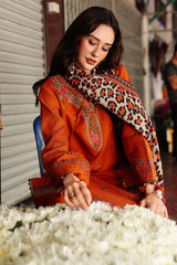 3-pc Unstitched Wool Shawl Collection PSW5-03