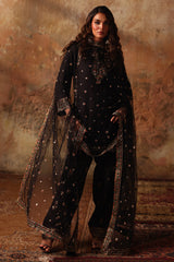 3-PC Embroidered Raw-Silk Suit CMA-5-065