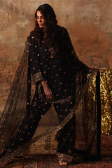3-PC Embroidered Raw-Silk Suit CMA-5-065