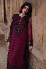 3-pc Unstitched Embroidered Printed Chiffon Collection VSL25-39