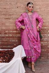 3-PC Unstitched Embroidered Lawn Collection CH6-01