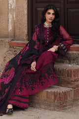3-pc Unstitched Embroidered Printed Chiffon Collection VSL25-39