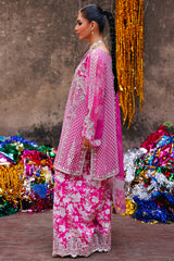 3-Pc Unstitched Embroidered Printed Chiffon Collection VSL6-14