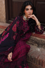 3-pc Unstitched Embroidered Printed Chiffon Collection VSL25-39
