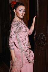 3-PC Embroidered Raw-Silk Suit CMA-5-112
