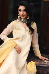 3-PC  Embroidered Cotton Net CMA-5-240