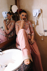 3-PC Embroidered Raw-Silk Suit CMA-5-112