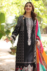 3-PC Unstitched Embroidered Lawn CH6-17