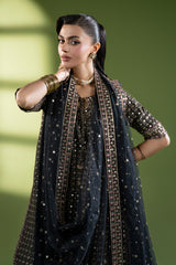 3-PC Embroidered Raw-Silk Suit CMA-6-237