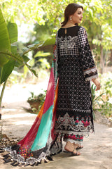 3-PC Unstitched Embroidered Lawn CH6-17