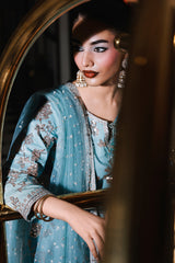 3-PC Embroidered Raw-Silk Suit CMA-5-111
