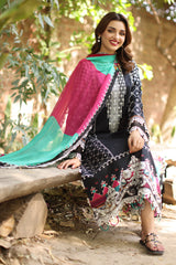 3-PC Unstitched Embroidered Lawn CH6-17