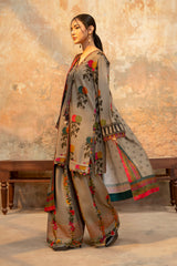 3-PC Unstitched Printed Linen Collection CPW5-27