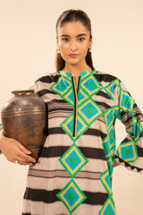 2-PC Printed Cotton Suit CPM-5-65Z