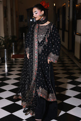 3-PC Embroidered Raw-Silk Suit CMA-5-136A