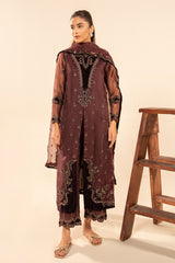 3-PC Embroidered Organza Suit CMA-5-134