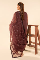 3-PC Embroidered Organza Suit CMA-5-134