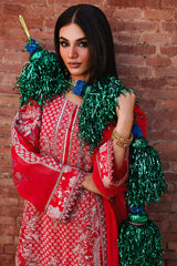 3-pc Unstitched Chiffon Collection VSL25-16