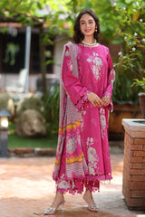 3-PC Unstitched Embroidered Lawn Collection RM6-01
