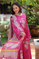 3-PC Unstitched Embroidered Lawn Collection RM6-01
