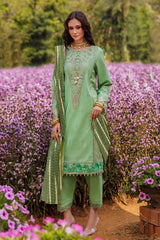 3-PC  Embroidered Lawn Collection Suit CZ5-04