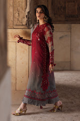 3-pc Unstitched Embroidered Printed Chiffon Collection VSL25-45