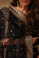 3-PC Embroidered Raw-Silk Suit CMA-5-078