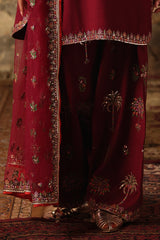 3-PC Embroidered Raw-Silk Suit CMA-5-068