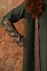 3-PC Embroidered Raw-Silk Suit CMA-5-079