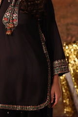 3-PC Embroidered Raw-Silk Suit CMA-5-065