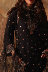 3-PC Embroidered Raw-Silk Suit CMA-5-065