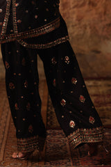 3-PC Embroidered Raw-Silk Suit CMA-5-065