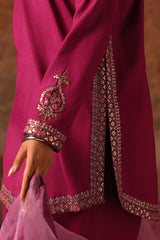 3-PC Embroidered Raw-Silk Suit CMA-5-083