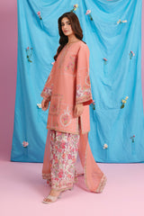 3-PC Stitched Embroidered Lawn Collection CNP-6-279