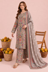 3-PC Stitched Embroidered CPM-6-233