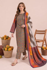 3-PC Stitched Embroidered CPM-6-218