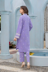 2 PC Embroidered Lawn Shirt With Straight Cotton Trouser CNP22-69