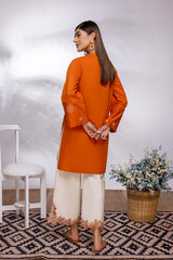 2-Pc Embroidered Lawn shirt With Qlot Trouser CTA22-10