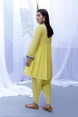 2-Pc Peplum Lawn Frock With Tulip Shalwar CNP22-89