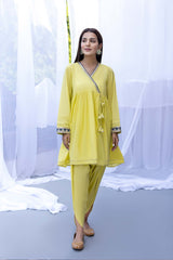 2-Pc Peplum Lawn Frock With Tulip Shalwar CNP22-89