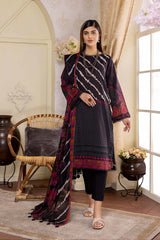 3-Pc Printed Lawn Unstitched With Chiffon Dupatta CP22-74