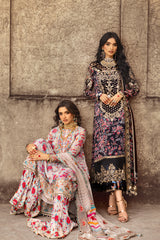 3-PC Unstitched Luxury Chiffon Collection VSL25-08