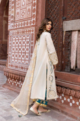 3 Pc Embroidered Lawn Shirt with Bamber Chiffon Dupatta and Trouser CNP22-35