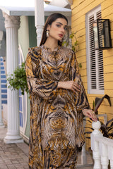 3-Pc Digital Printed Lawn Shirt With Printed Lawn Trouser and Chiffon Dupatta CPM23-34