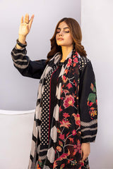 3-Pc Digital Printed Lawn Shirt With Printed Trouser and Chiffon Dupatta CPM23-47