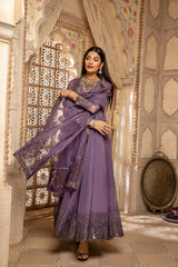 3 Pc Sequins Embroidered Organza CMA22-27