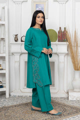 2-Pc Embroidered Lawn Shirt With Cotton Shalwar CNP22-88