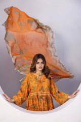 2-Pc Lawn Digital Printed Shirt With Lawn Printed Trouser CPM23-54